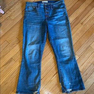 Madewell cali demi boot light wash